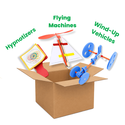 FutureMakers Wind-Up Family Bundle STEM Kit for School Homeschool Scouts