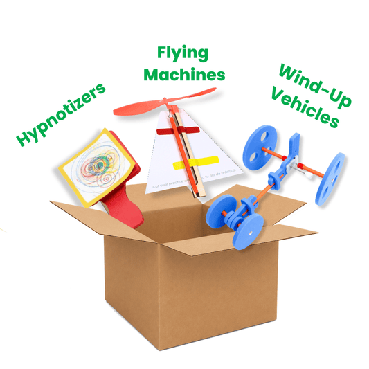 FutureMakers Wind-Up Family Bundle STEM Kit for School Homeschool Scouts