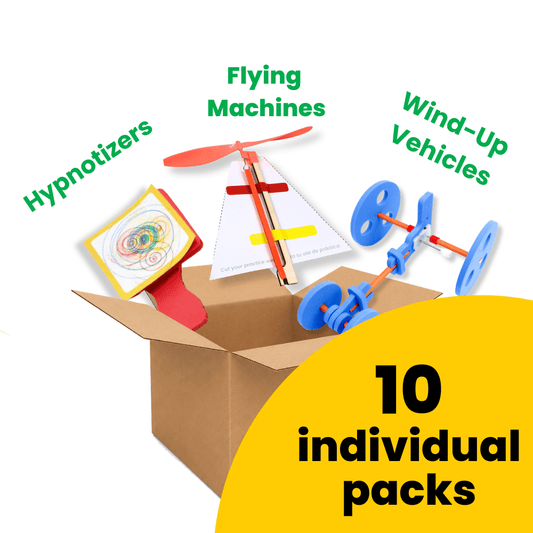 FutureMakers Wind-Up Small Group Bundle STEM Kit for School Homeschool Scouts