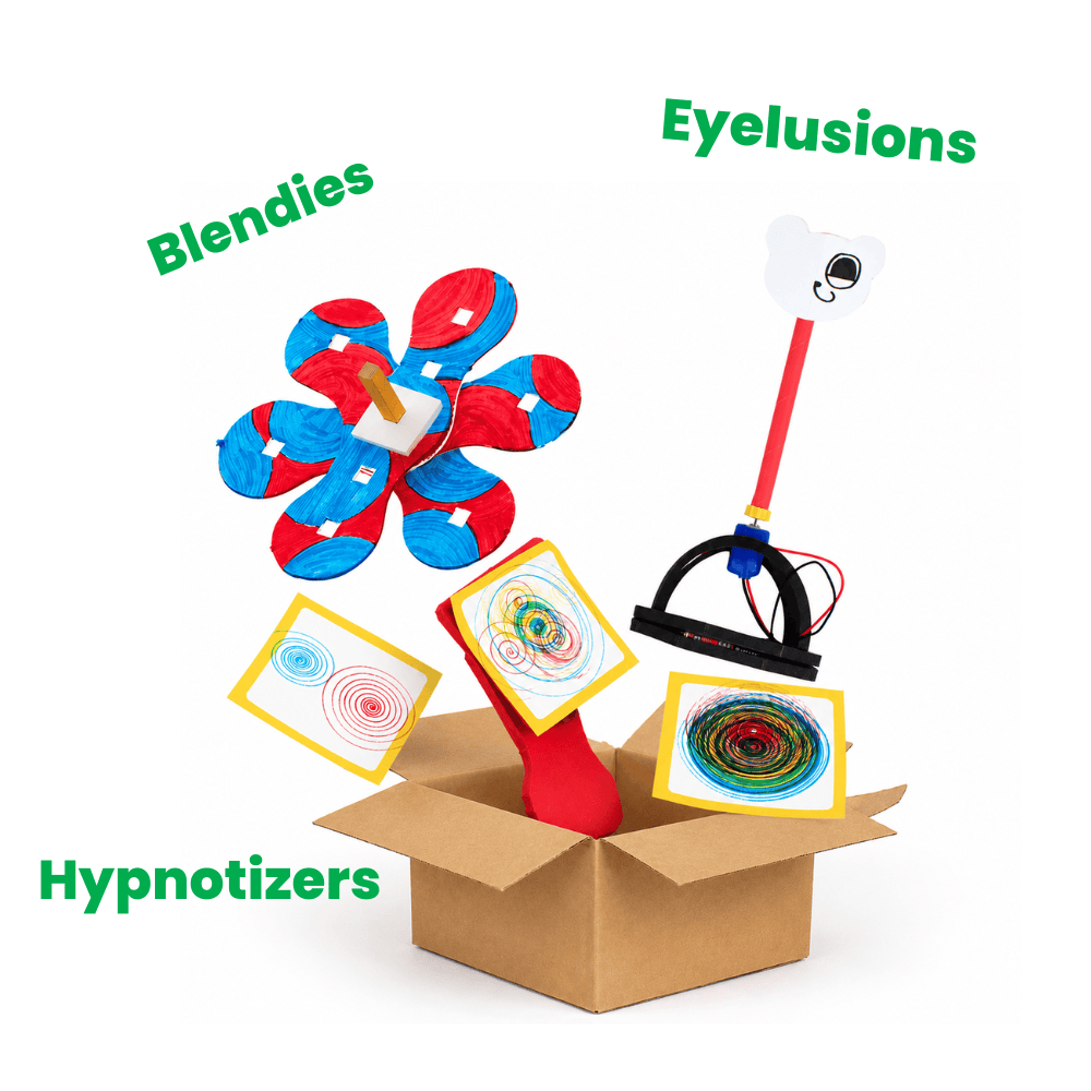 FutureMakers Optical Illusion Family Bundle STEM Kit for School Homeschool Scouts