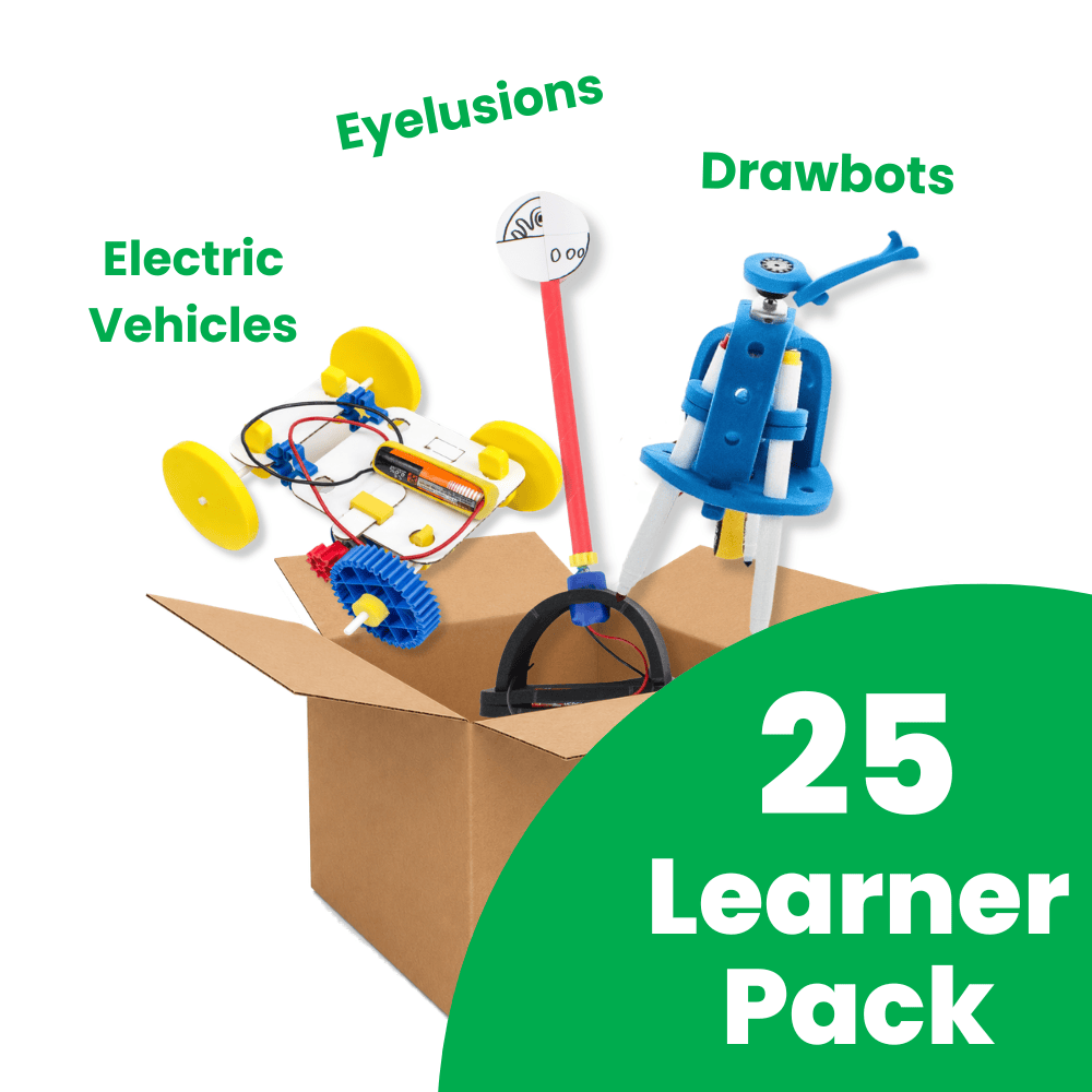 FutureMakers Motorized Machine Bulk Bundle STEM Kit for School Homeschool Scouts