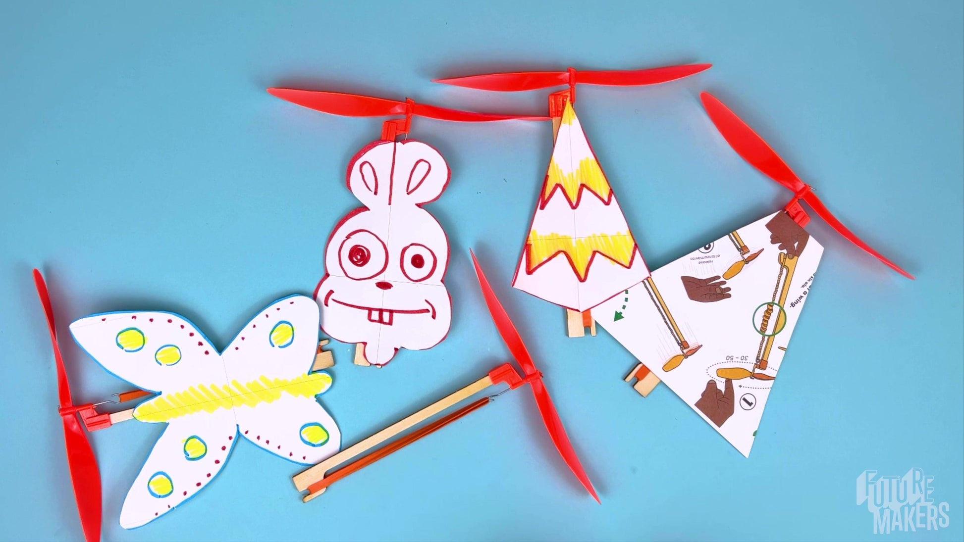 FutureMakers Flying Machine STEM Kit for School Homeschool Scouts