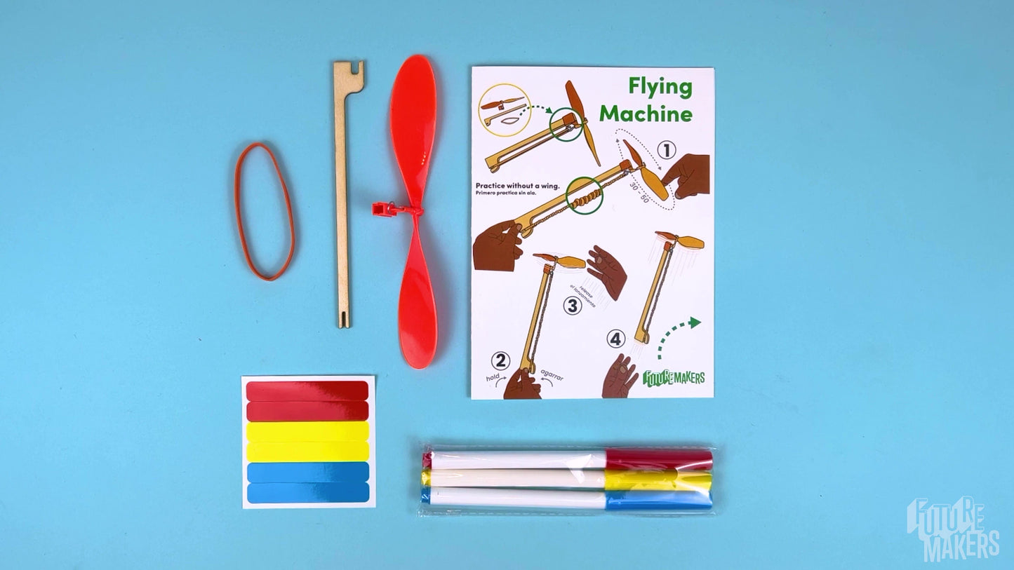 FutureMakers Flying Machine STEM Kit for School Homeschool Scouts