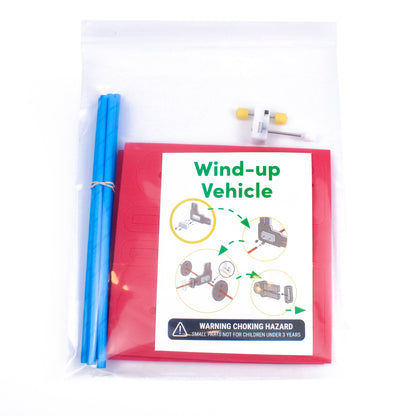 FutureMakers Wind-Up Vehicle STEM Kit for School Homeschool Scouts