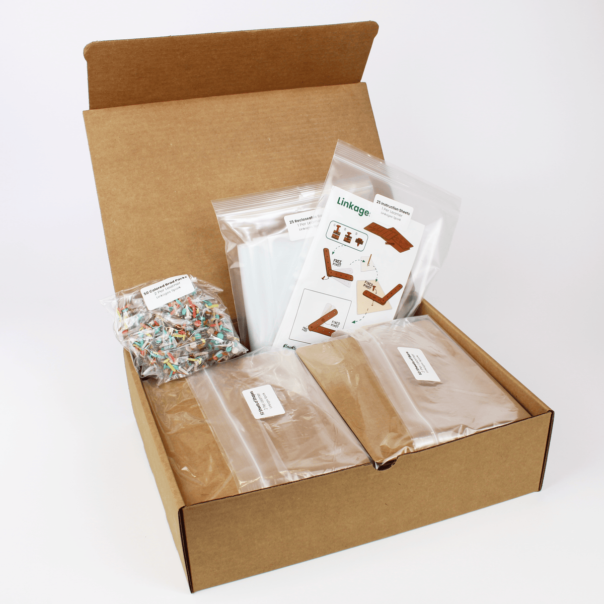 FutureMakers Linkages - Class Pack (25) STEM Kit for School Homeschool Scouts