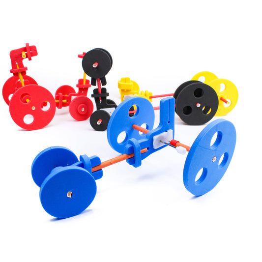 FutureMakers Wind-Up Vehicle STEM Kit for School Homeschool Scouts