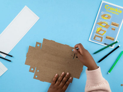 FutureMakers Crankie Contraptions STEM Kit for School Homeschool Scouts