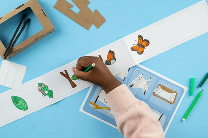 FutureMakers Crankie Contraptions STEM Kit for School Homeschool Scouts