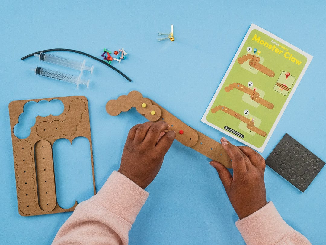 Learner-made machines showing different motion experiments
