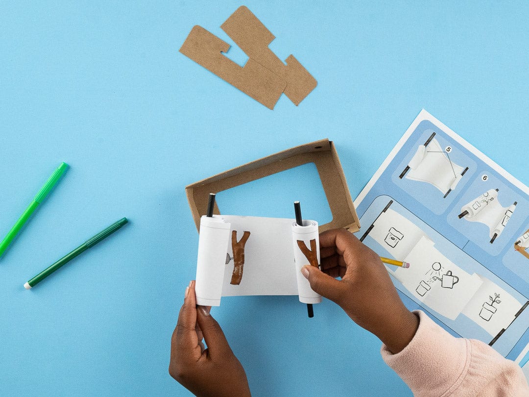 Learner-made machines showing different motion experiments