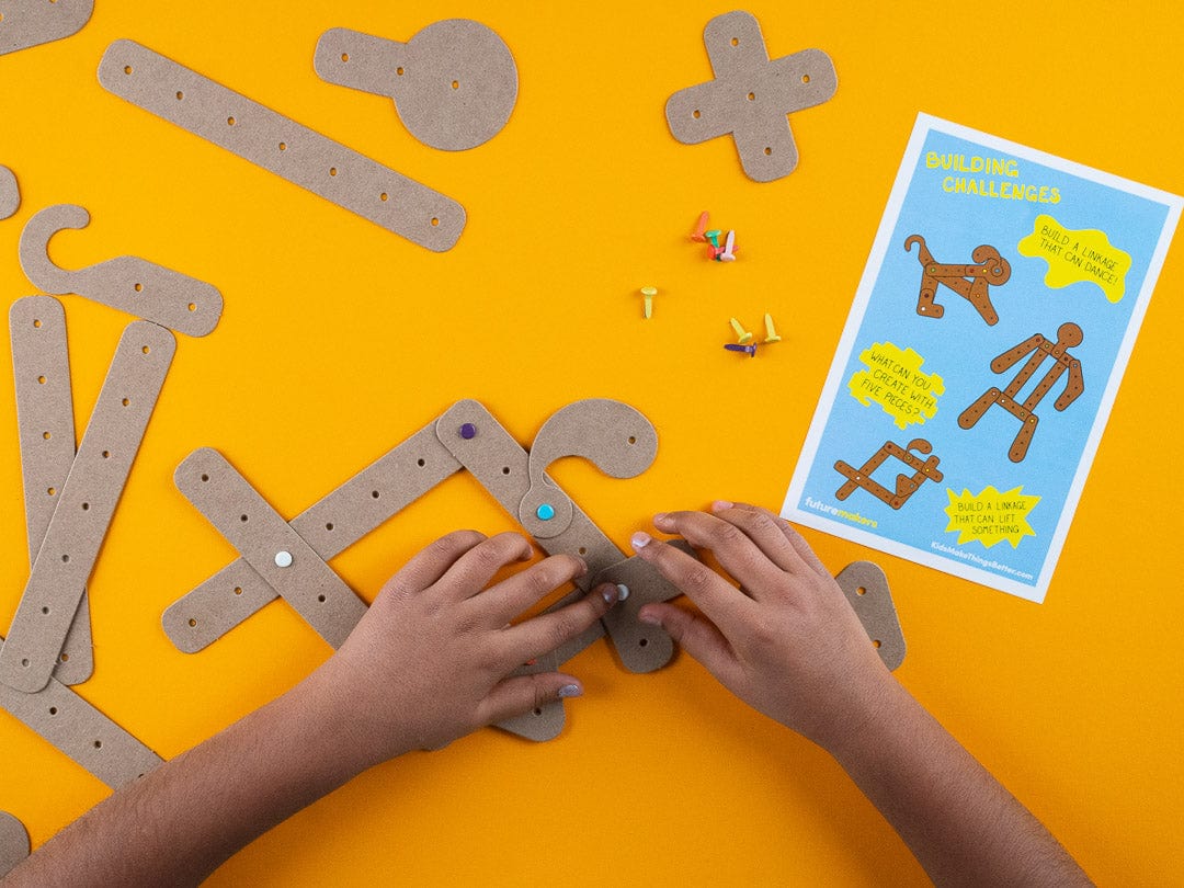 FutureMakers Linkages STEM Kit for School Homeschool Scouts