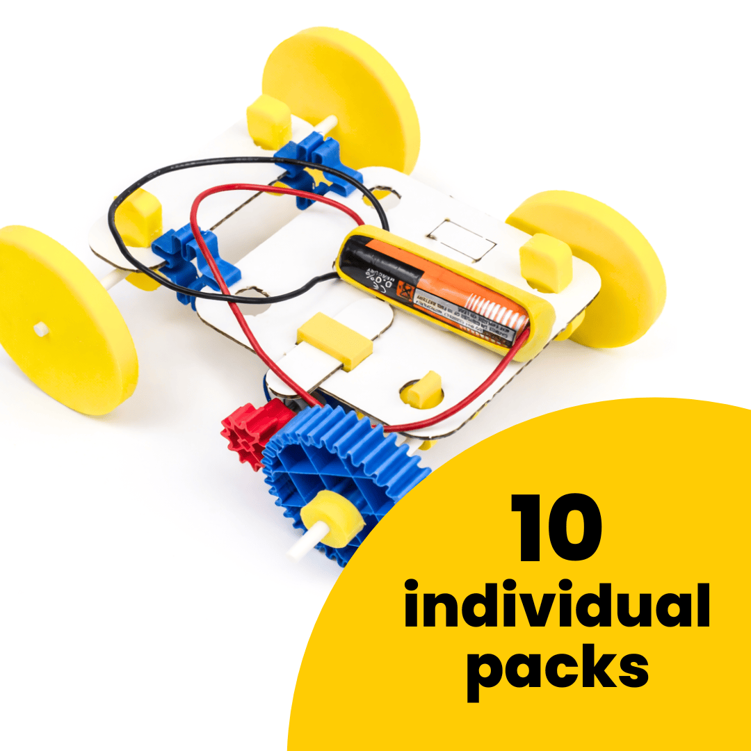 FutureMakers Electric Vehicle Small Group Pack STEM Kit for School Homeschool Scouts