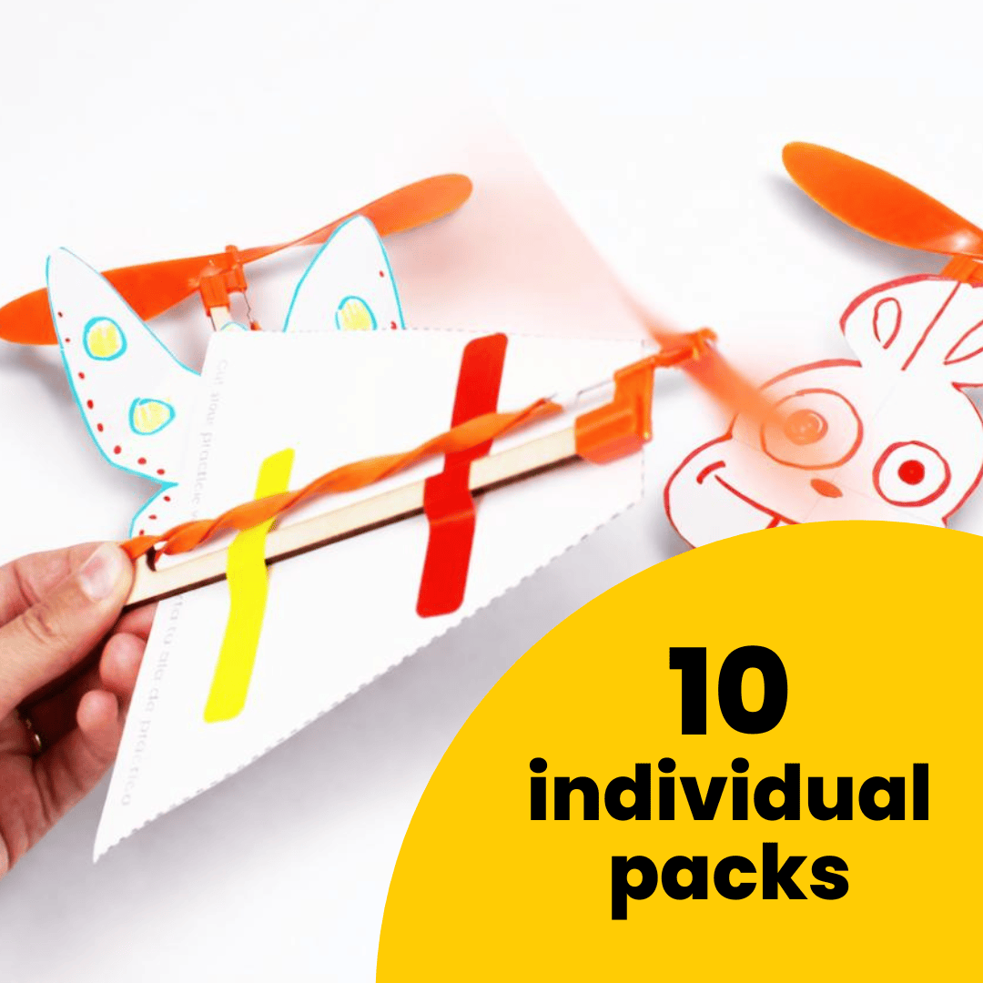 FutureMakers Flying Machine Small Group Pack STEM Kit for School Homeschool Scouts