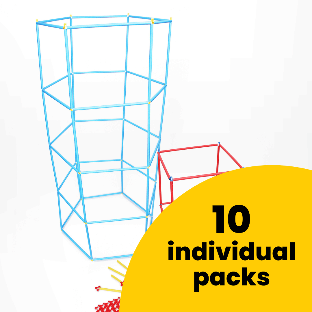 FutureMakers Straw Structure Small Group Pack STEM Kit for School Homeschool Scouts